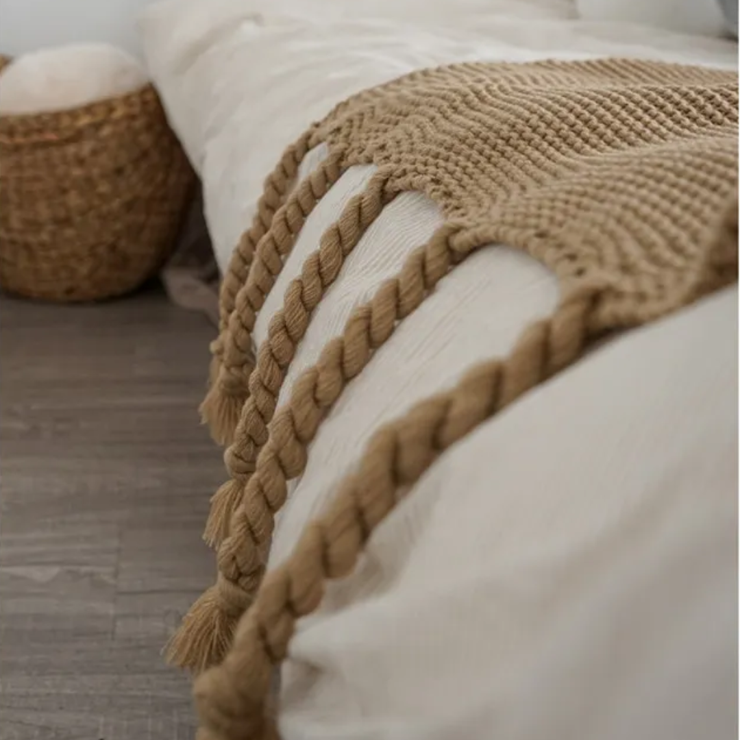 Celi Home® - Harmony : Jeté de Canapé Réversible et Élégant